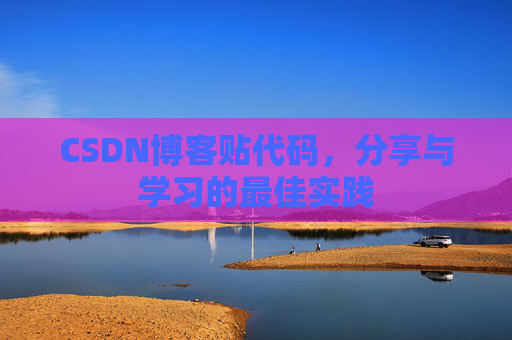 CSDN博客贴代码，分享与学习的最佳实践